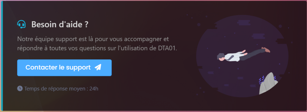Contacter le support via le crm